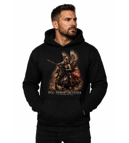 BLUZA Z KAPTUREM PATRIOTYCZNI BHO HUSARIA