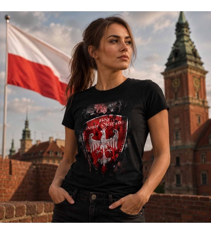 Koszulka damska BÓG HONOR OJCZYZNA