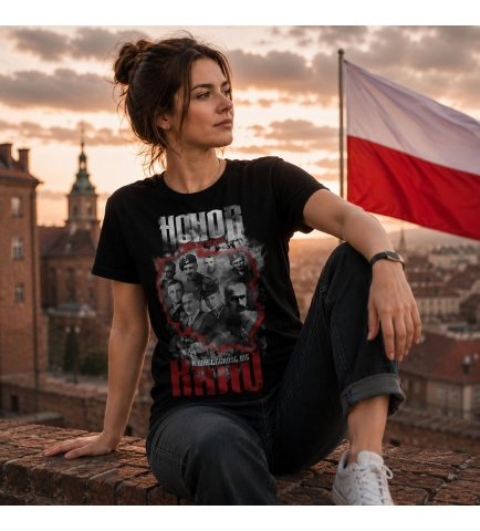 Koszulka damska HONOR WE KRWI