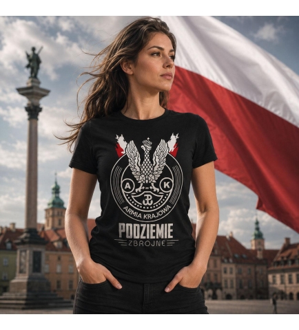 Koszulka damska AK PODZIEMIE ZBROJNE