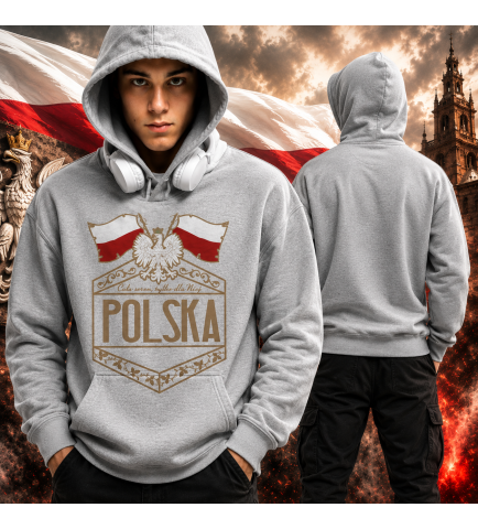 Bluza z kapturem  CAŁE SERCE DLA NIEJ