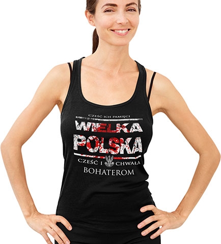 TANK TOP DAMSKI WIELKA POLSKA CZEŚĆ I CHWAŁA