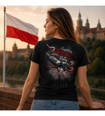 Koszulka damska DUMNIE NA PIERSI