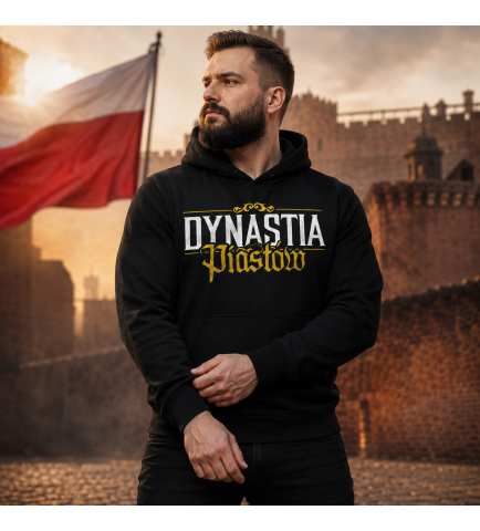 Bluza z kapturem  DYNASTIA PIASTÓW