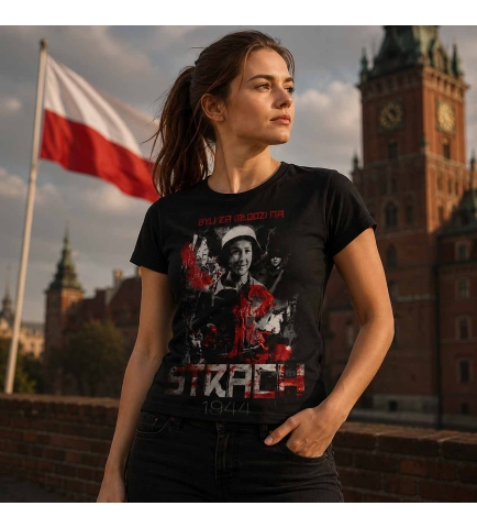 Koszulka damska BYLI ZA MŁODZI NA STRACH