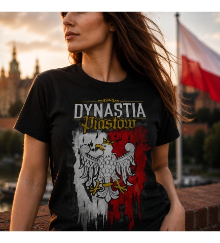 Koszulka damska DYNASTIA PIASTÓW