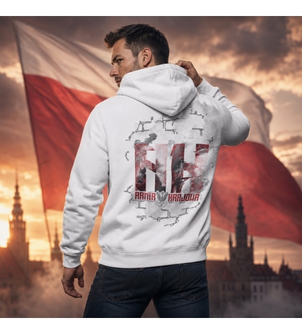 Bluza z kapturem  ARMIA KRAJOWA AK