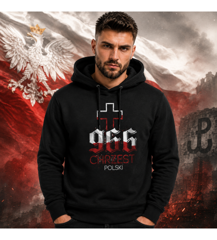Bluza z kapturem  CHRZEST POLSKI