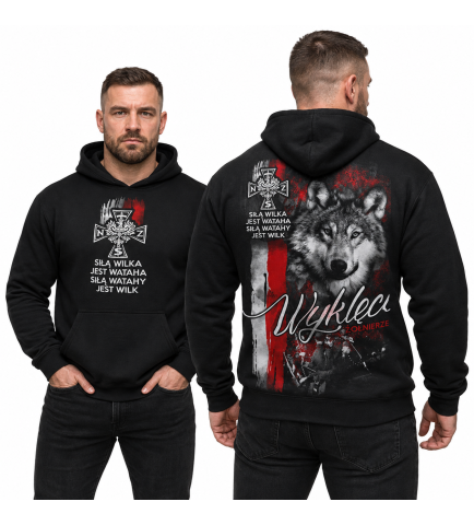 Bluza z kapturem SIŁĄ WILKA