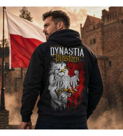 Bluza z kapturem  DYNASTIA PIASTÓW