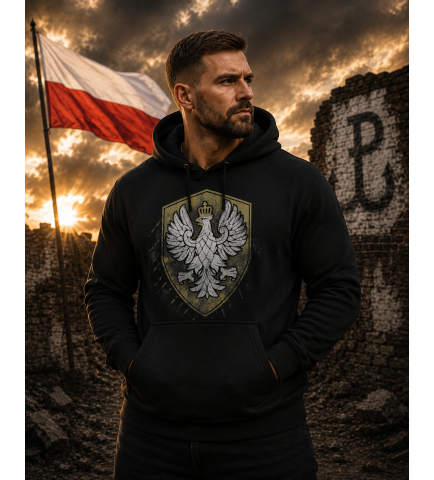 Bluza z kapturem DEUS HONOR PATRIE