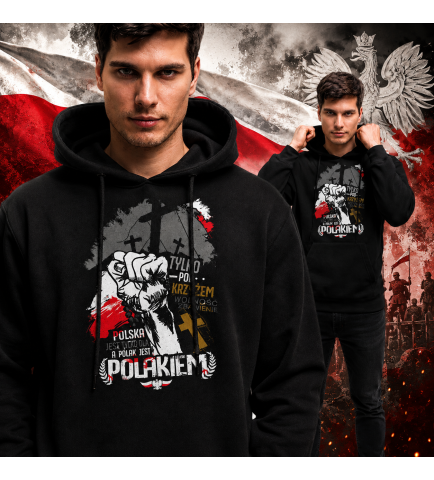 Bluza z kapturem TYLKO POD KRZYŻEM
