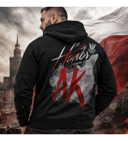 Bluza z kapturem- AK