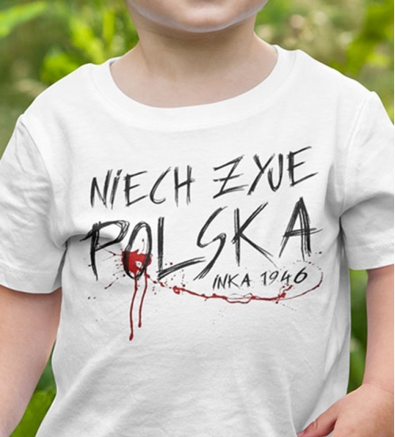 koszulka dziecięca NIECH ŻYJE POLSKA