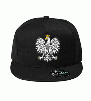 Czapka z daszkiem fullcap -Orzeł
