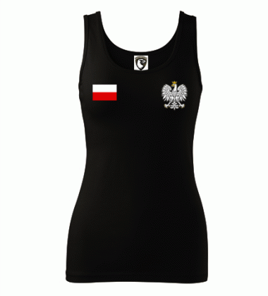 Damski tank top-Orzeł