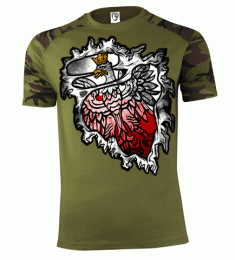 Koszulka-Orzeł w sercu (moro)