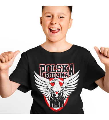 Koszulka dziecięca Polska Rodzina 2 Koszulka dziecięca Polska Rodzina 2