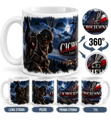 Kubek Patriotyczny Cichociemni Tobie Ojczyzno 330 ml