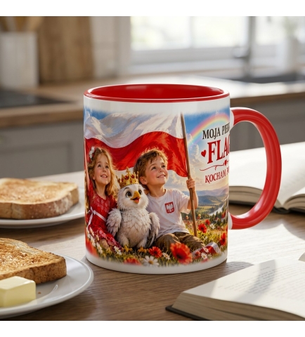Kubek Patriotyczny Kocham Polskę, Moja Pierwsza Flaga, Dla dzieci