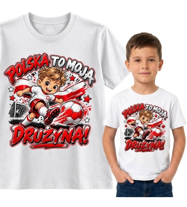 Koszulka dziecięca Polska To Moja Drużyna,młode orły polski