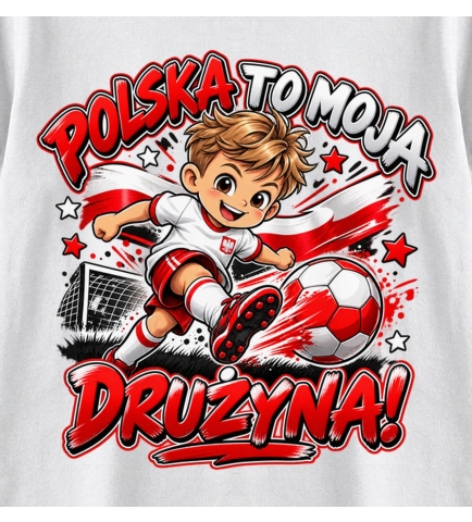 Koszulka dziecięca Polska To Moja Drużyna,młode orły polski