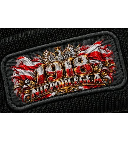 Czapka zimowa PATRIOTYCZNA 1918_NIEPODLEGLA