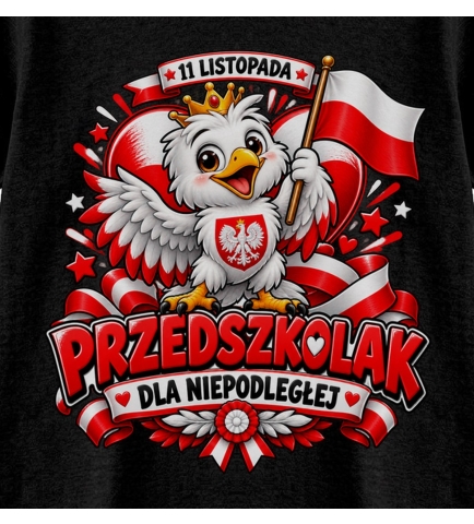 Koszulka dziecięca Przedszkolak 11 Listopada