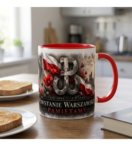 Kubek Patriotyczny Pamiętamy, Powstanie Warszawskie, czerwony