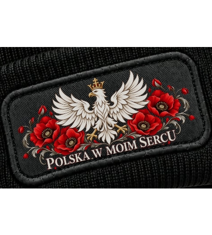 Czapka Zimowa Patriotyczna Polska W Moim Sercu