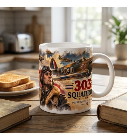 Kubek Patriotyczny 303 squadron Dywizjon 303 330 ml