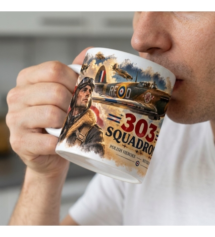 Kubek Patriotyczny 303 squadron Dywizjon 303 330 ml