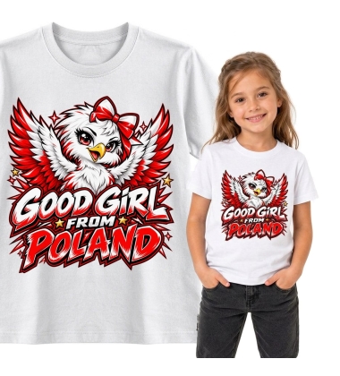 Koszulka dziecięca Girl From Poland,Niepodległa Polska