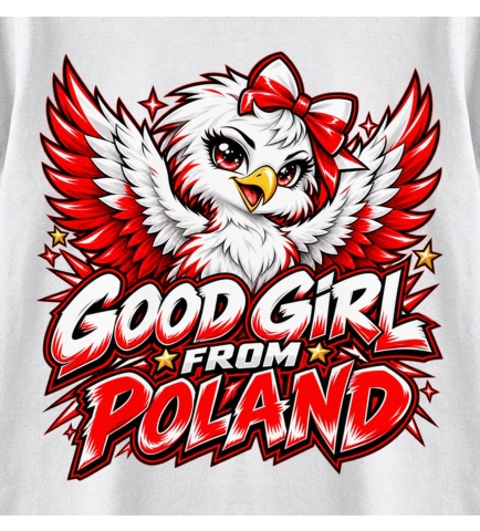 Koszulka dziecięca Girl From Poland,Niepodległa Polska