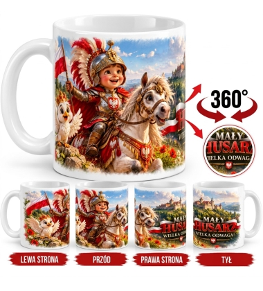 Kubek Patriotyczny Mały Husarz, Wielka Odwaga, Dla Dziecka