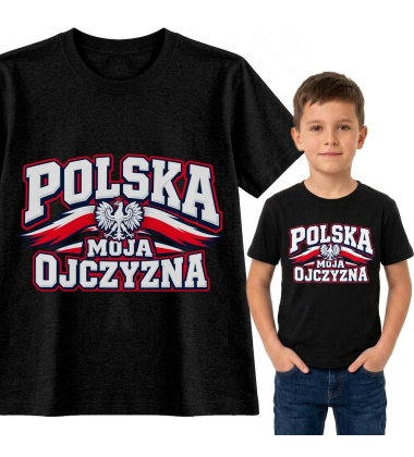 Koszulka dziecięca Polska Moja Ojczyzna,Patriotyzm od Małego