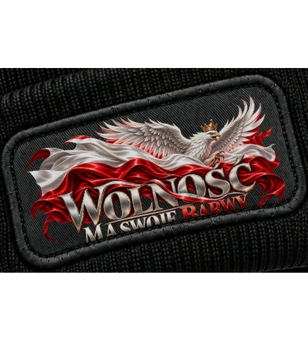Czapka Zimowa Patriotyczna Wolność Ma Swoje Barwy