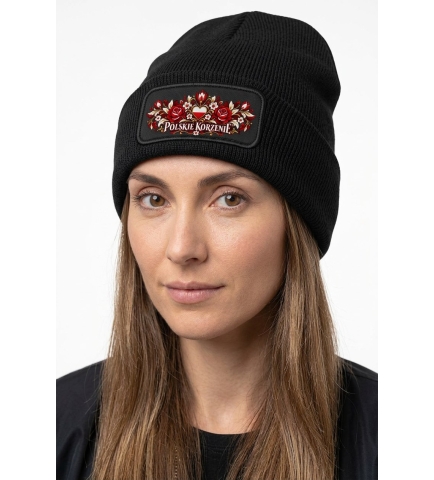 Czapka Zimowa Patriotyczna Polskie Korzenie, Polskie Piękno