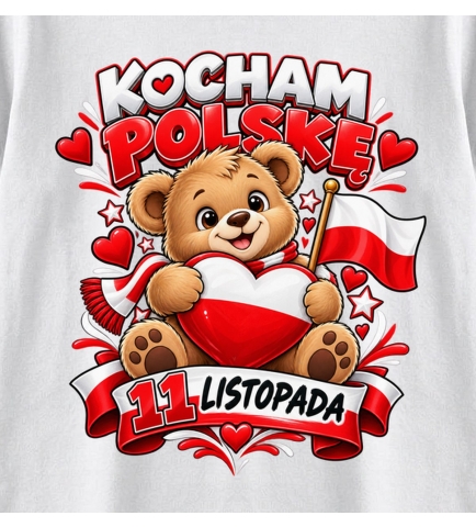 Koszulka dziecięca Kocham Polskę 11 Listopada, Polska 1918