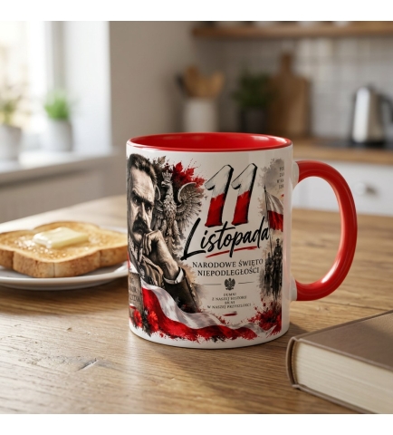 Kubek Patriotyczny Biało Czerwony Dumni ,Święto Niepodległości 330 ml