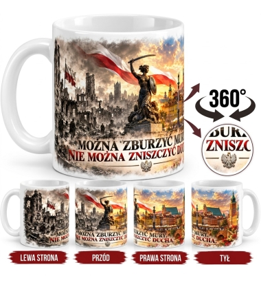 Kubek Patriotyczny MURY, Nie Można Zniszczyć Ducha