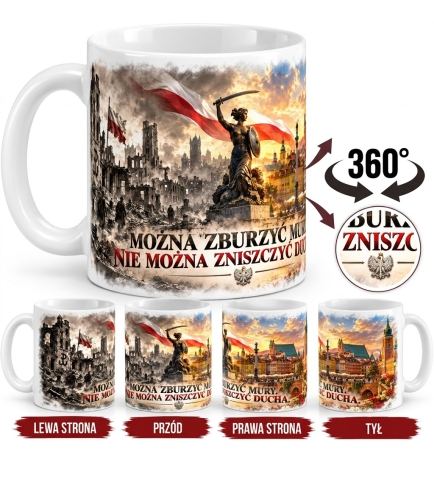 Kubek Patriotyczny MURY, Nie Można Zniszczyć Ducha
