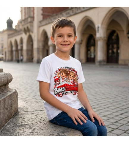 Koszulka dziecięca Biało Czerwoni od małego,11 Listopada