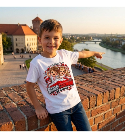 Koszulka dziecięca Biało Czerwoni od małego,11 Listopada