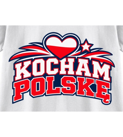 Koszulka dziecięca Kocham Polskę, Mały Patriota