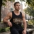 Koszulka Męska Tank Top Patriotyczna Polska Czarna