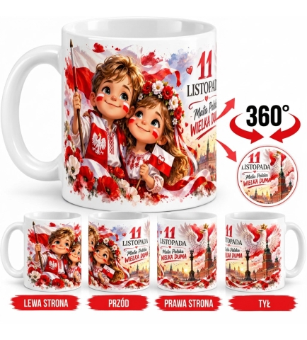 Kubek Patriotyczny Mała Polska Wielka Duma 11 Listopada 330 ml