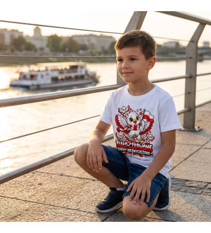 Koszulka Dziecięca Biało Czerwone Barwy,Święto Niepodległości