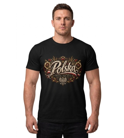 Koszulka MĘSKA PATRIOTYCZNA POLSKA