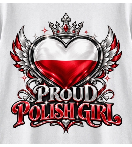 Koszulka dziecięca Polish Girl, Mała Patriotka